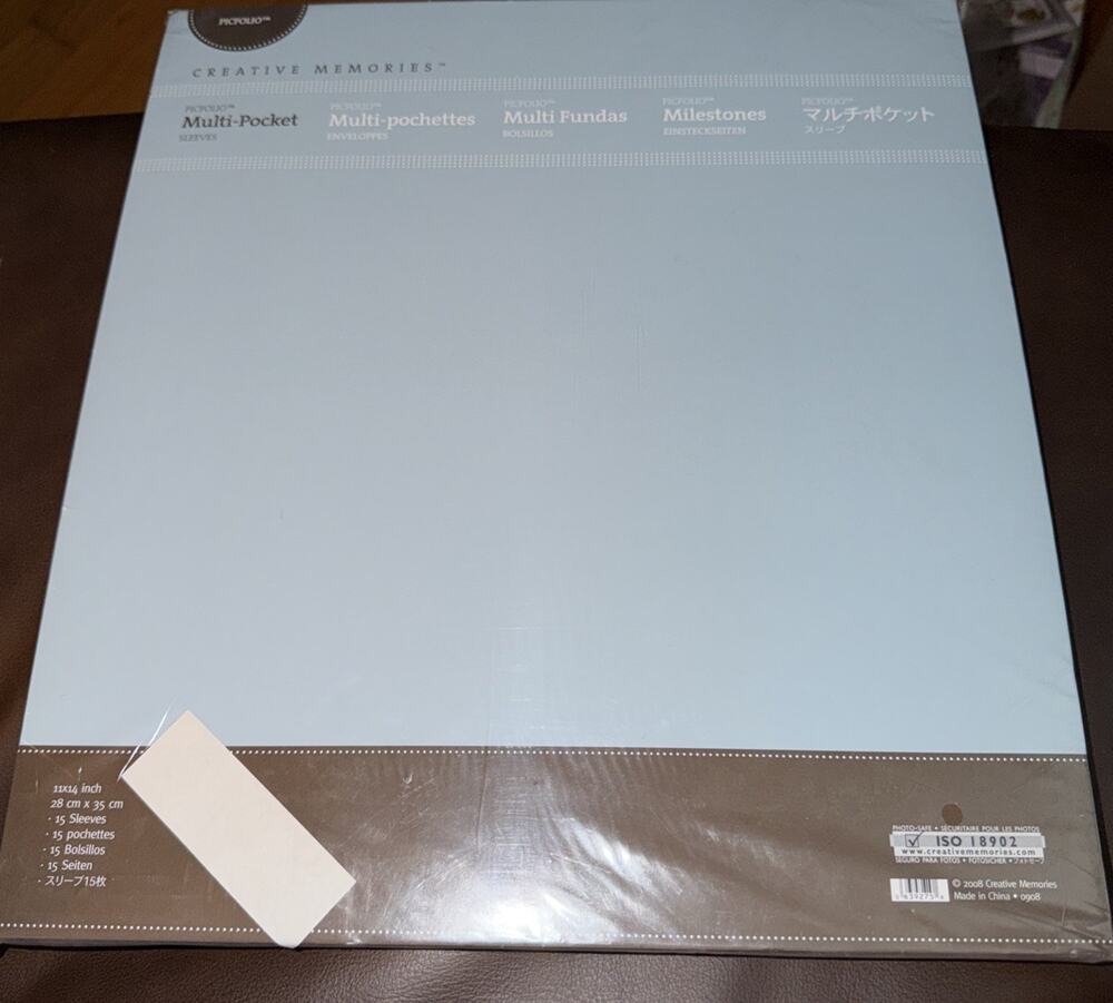Creative Memories Picfolio Multi Pocket Sleeves 11x14 15 sleeve NIP 2008 New